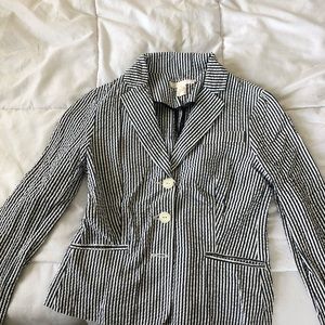 Blazer blue and white strip